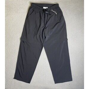Gramicci Pants Mens Small 30x28 Black Convertible Elastic Waist Outdoor NWOT